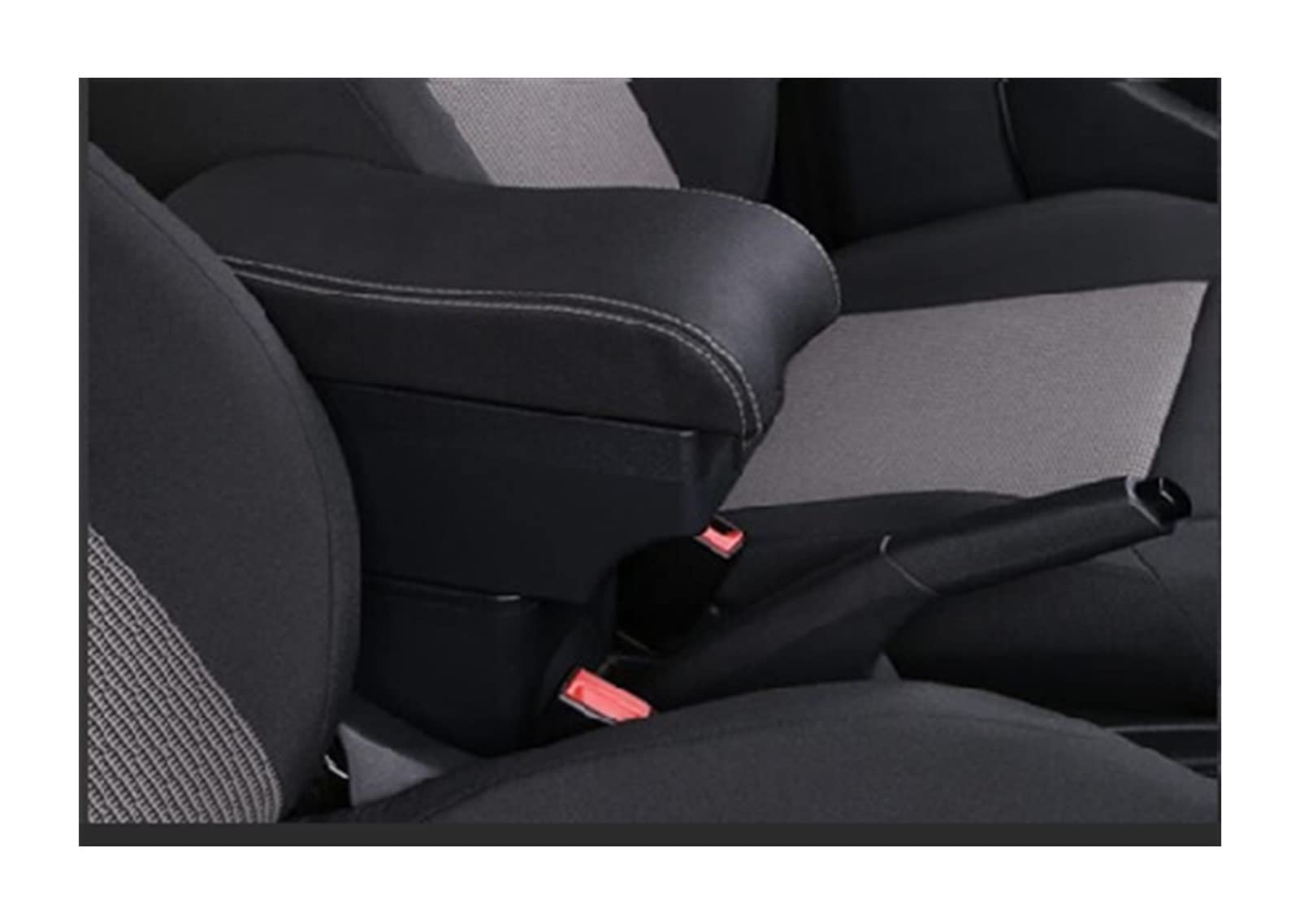 For Toyota For Aygo X 2022 Armrest Box Car Armrest Central Storage Box Retrofit With USB Charging Car Accessories(C2 white line 7USB)