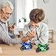 Danbghyuo Motorrad Spielzeug für Kinder,2 PCS Friktion & beweglicher Fahrer-Figur,motorrads Modell spielzeugs Mini Moto Geschenk,Spielzeug-Motorrad für Kinder Weihnachten GeburtstagParty Geschenke
