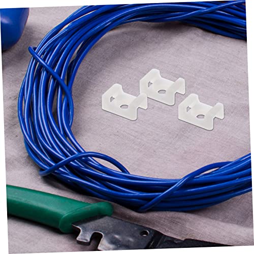 Uonlytech 500pièces supports pour serre-câbles type selle rigides pour gaines