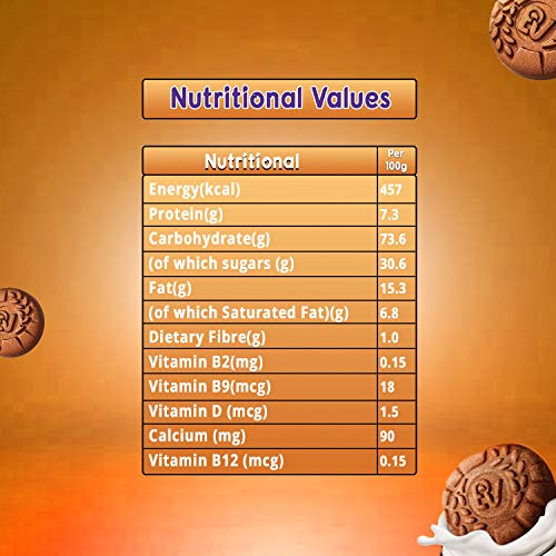 Image of Cadbury Bournvita Biscuits Pro Health Vitamins Chocolate, 47.9g