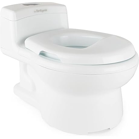 The First Years Super Pooper Potty Training Toilet in White