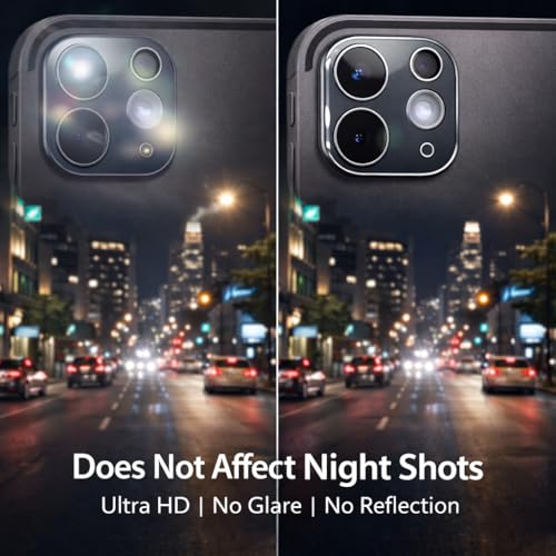 Image of Mizi 3 Pack Camera lens protector for iPad Pro 11 & 13 Inch (M4 2024, M5 2025) 9H Hardness, Ultra HD, Anti-Scratch, Case Friendly [Does not Affect Night Shots]