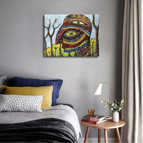 Graffiti Toile Art Peintures Rétro : la solution pour un mur terne