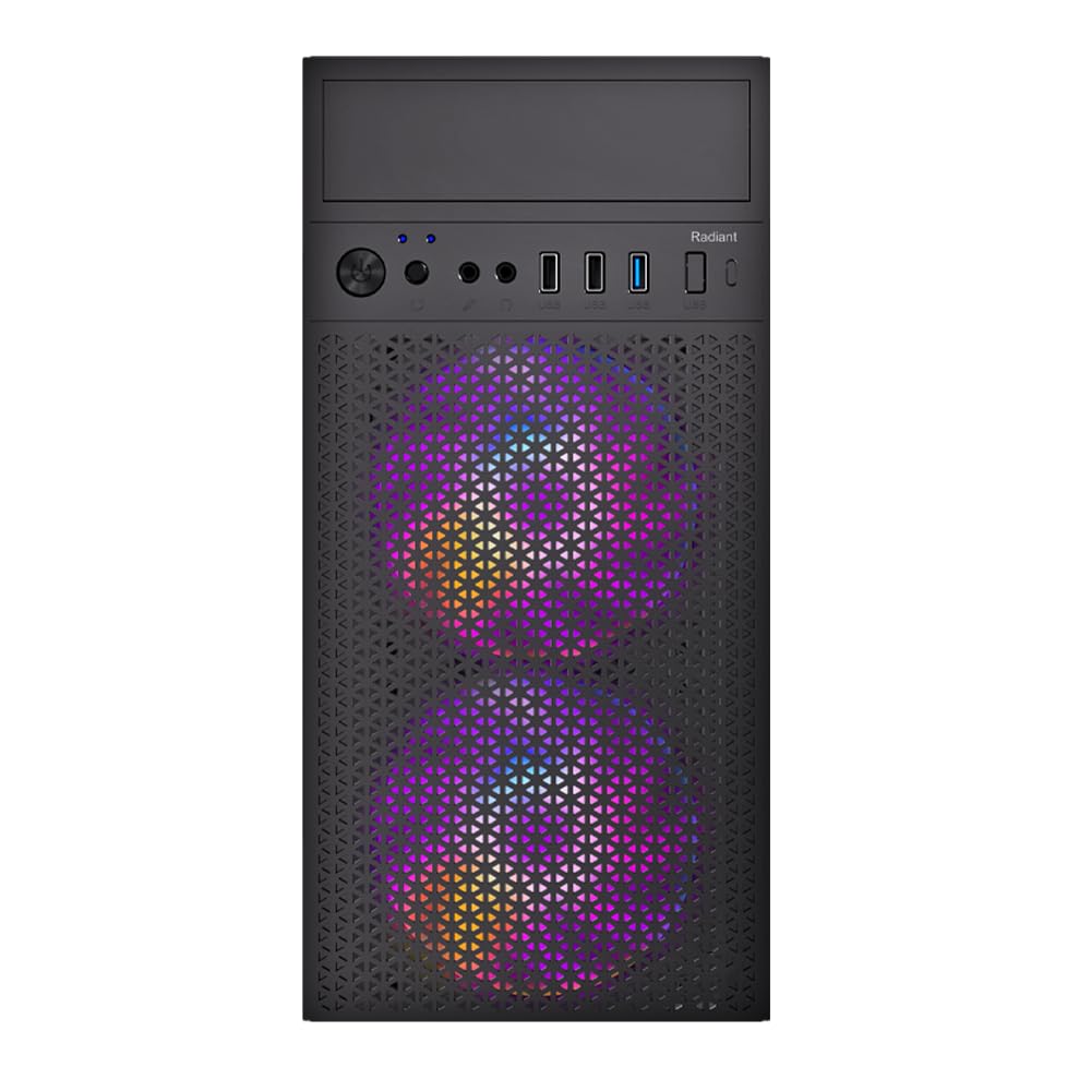 Pratyush Guru K5 Desktop Tower PC | Core i5-4590 4th Gen | 16GB DDR3 RAM | 256GB M.2 SSD | HD Graphics 4600 | HDMI | USB 3.0 | Wi-Fi | 2x120mm RGB Fan | Win11 | Multitasking, Office & Home CPU-image-3