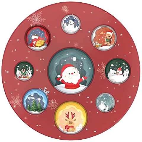 Reiei Christmas Solar System Fidget Toys, Cute Planets Mini Pop Dimple Gadgets, Fidget Toys Stress Anxiety Relief Toys ADHD Autism Special Needs Gift for Kids Adults Cover