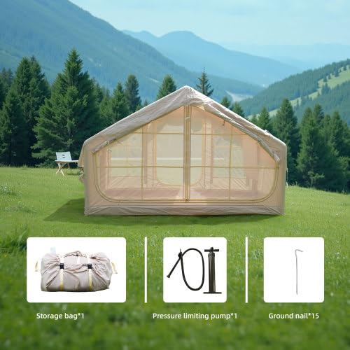 Carpa Inflable para Camping 4 Estaciones para 4-6 Personas miniatura 5