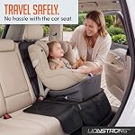 Car Seat Protector - Extra Big [ISOFIX Compatible] - Black - Image 6