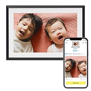 Aura Carver HD WiFi Digital Picture Frame, 10.1”, Add Photos with Aura App, Free Unlimited Storage – Wirecutter’s Pick…
