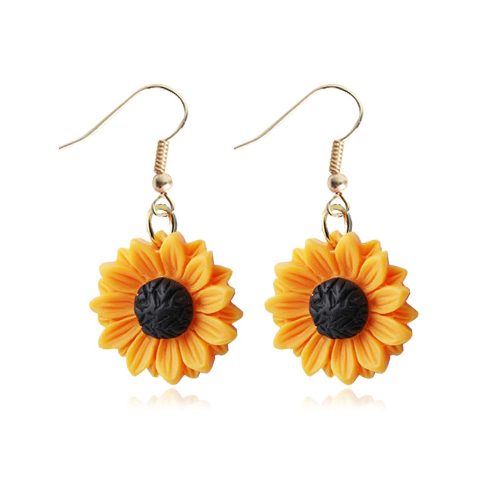 Sunflower Earrings for Women Gold Sunflower Dangle Earrings Yellow Handmade Sunflower Drop Earrings Bohemian Flower Earrings for Girl Sunflower Jewelry Christmas Gifts for Teen Girls, Metal, No (B0CQ85LP48) Amazon Price History, Amazon Price Tracker