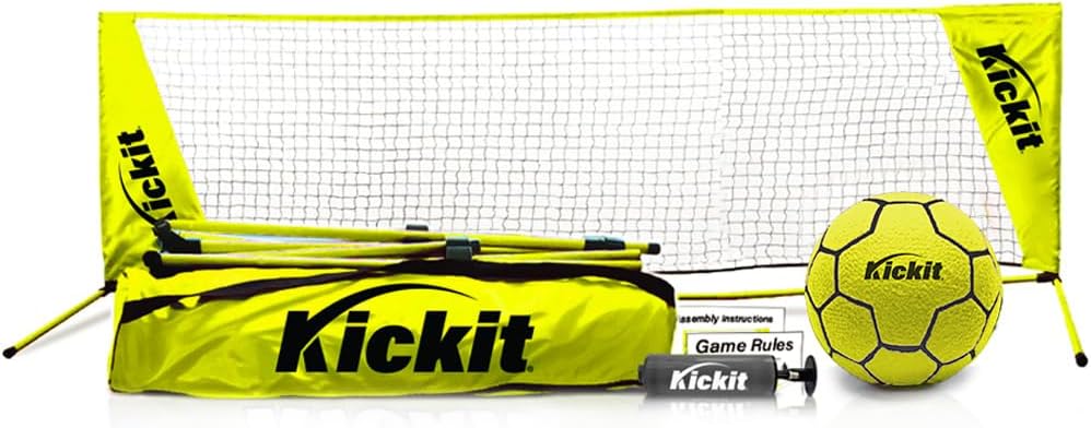 Kickit Soccer Tennis Game Set, Portable 6.5′...