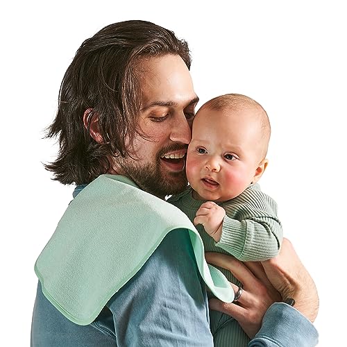 green sprouts Unisex Baby Stay-dry Burp Pad3