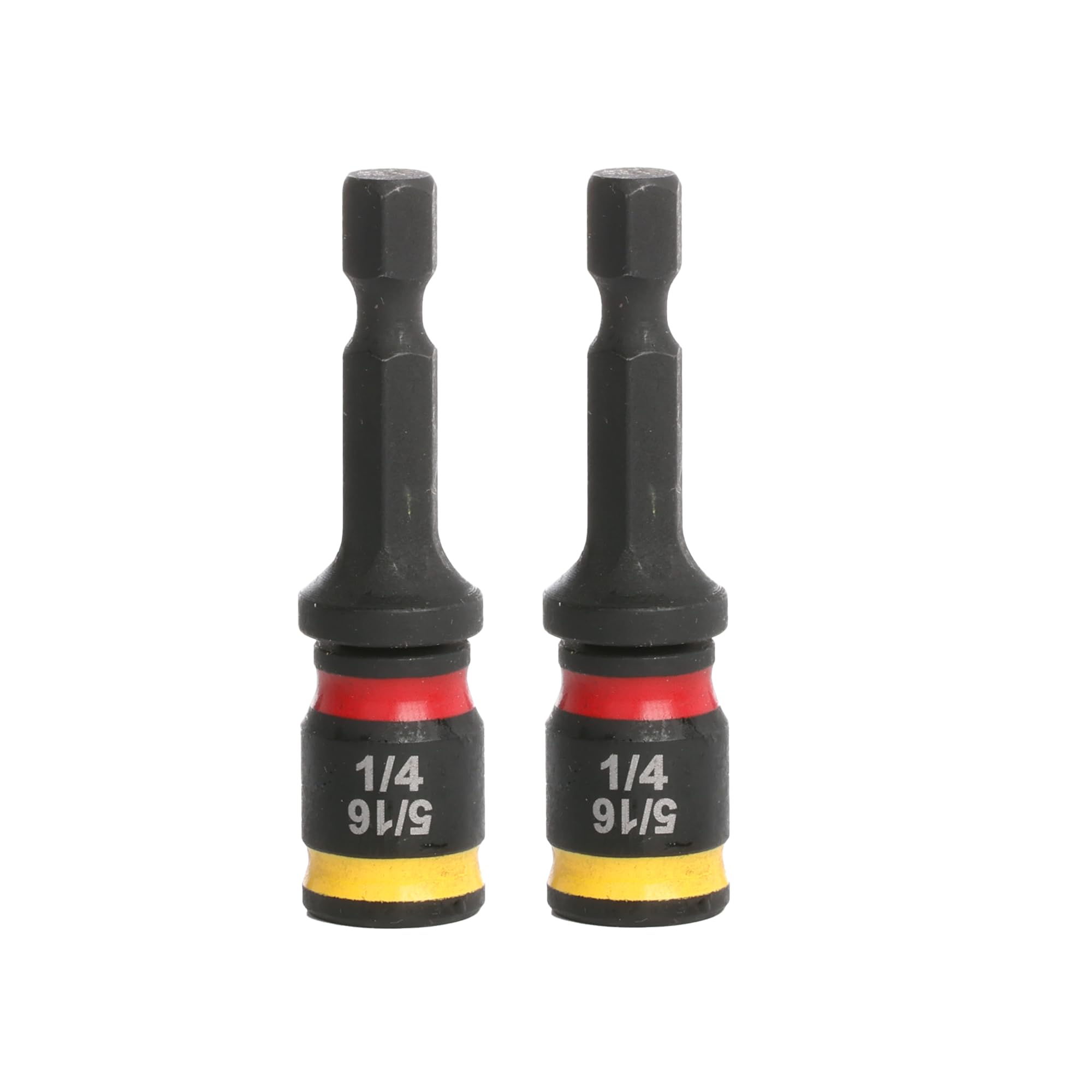 C-RHEX MSHC 1/4" & 5/16" SAE 2-Pack, Cleanable, Reversible, Magnetic Impact Rated Hex Chuck Driver