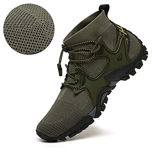 Image of ABAO Hiking Shoes Men Women Outdoor Sports Shoes Non-Slip Breathable Sneakers Low Top Walking Shoes for Outdoor Trailing Trekking Walking Climbing Travel Lightweight