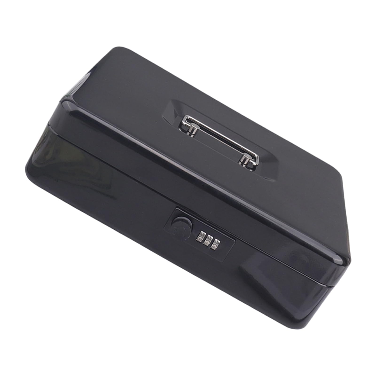 Qusinfc Reinforced Steel Security Chest Programmable Access Code Systems Cash Container for Delicate Living Spaces Delicate Money Saving Safe for Small Spaces