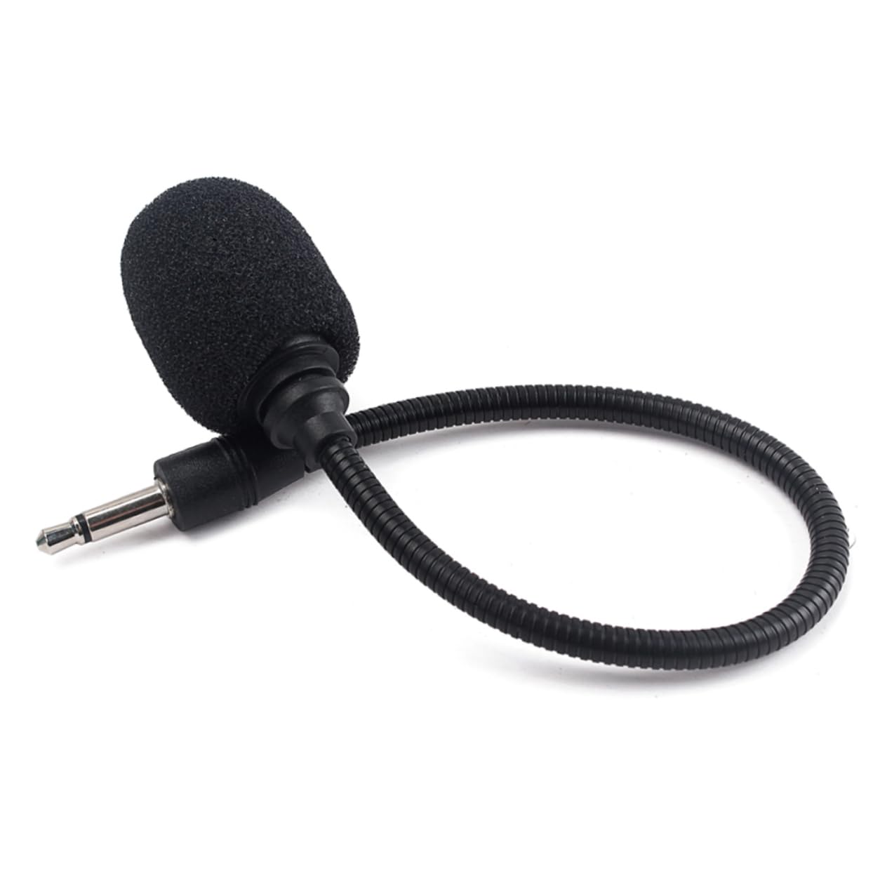 ibasenice Small Microphone for Recording 3.5mm Plug-in Condenser Mic Musical Instrument Portable Omnidirectional
