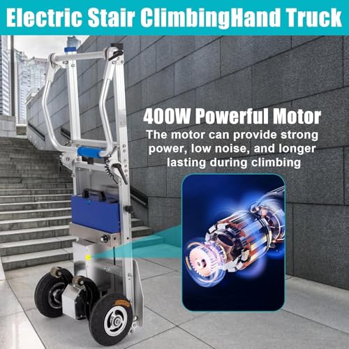 Carretilla eléctrica plegable para escaleras 485 lb miniatura 4