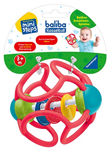 Preisvergleich Produktbild Ravensburger ministeps 04554 - baliba Rasselball (rot)