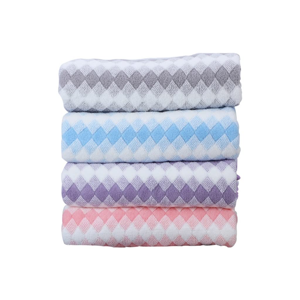 Serviette de bain en velours corail tricolore drap de plage absorbant et doux