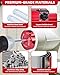 ERAYCO 8PCS PVC Pipe Reamer Kit, Plastic Pipe Fitting Reamer Tool, Fit into Standard 1/2