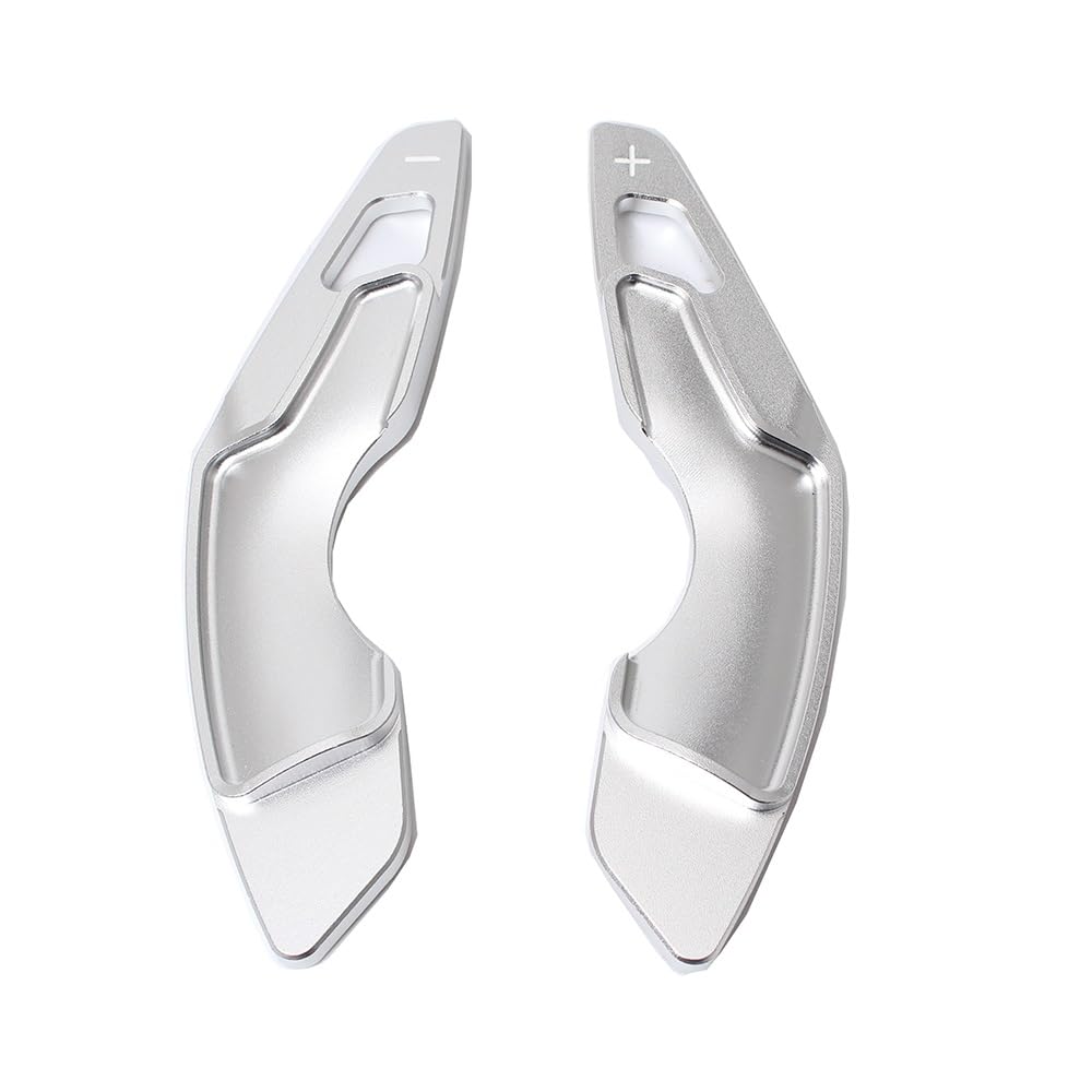 For Lexus For RC For 200t For NX 300 For IS 250 300 Aluminum Alloy Paddle Shifters Steering Wheel Car Interior Refit 2pcs(Silver)