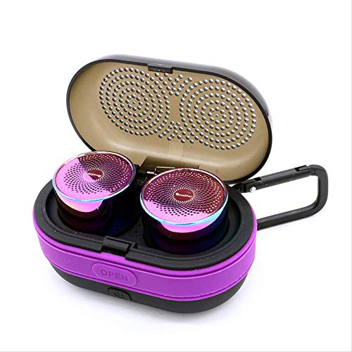 Haut-parleur Bluetooth violet extérieur et maison portatif