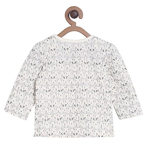 Image of miniklub Baby Round Neck Long Sleeve Knitted Cotton Top, Pack of 3 (Multi Color)