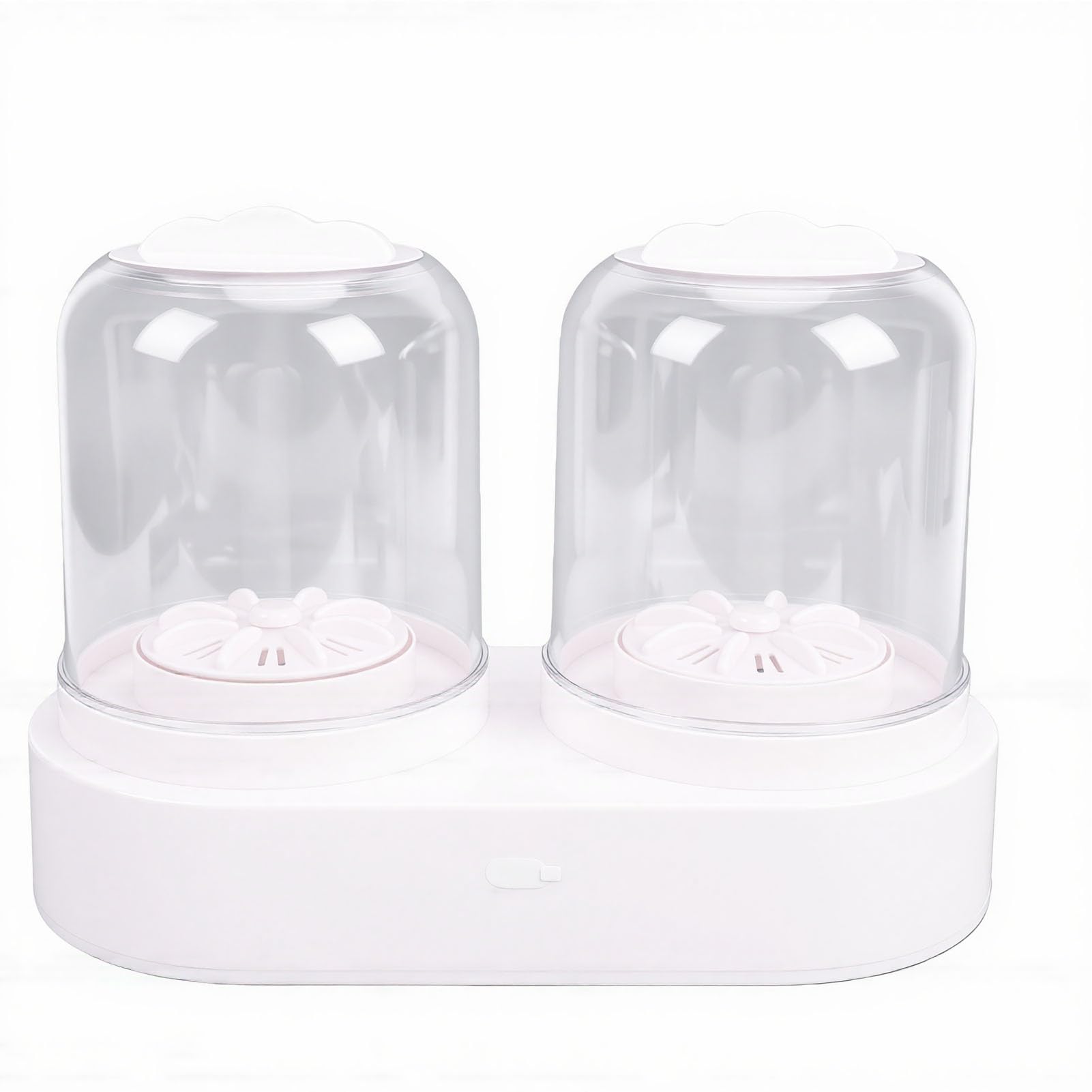Brrnoo Lavadora de Ropa Interior de Doble Tina Mini Lavadora Portátil de Doble Cubo Recargable Ahorro de Agua Construcción Liviana de ABS para Espacios Pequeños