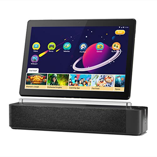 Image of Lenovo Smart Tab M10 HD 10.1 inch Android Tablet 16GB with Alexa Enabled Charging Dock Included, Android Pie, ZA510007US, Slate Black