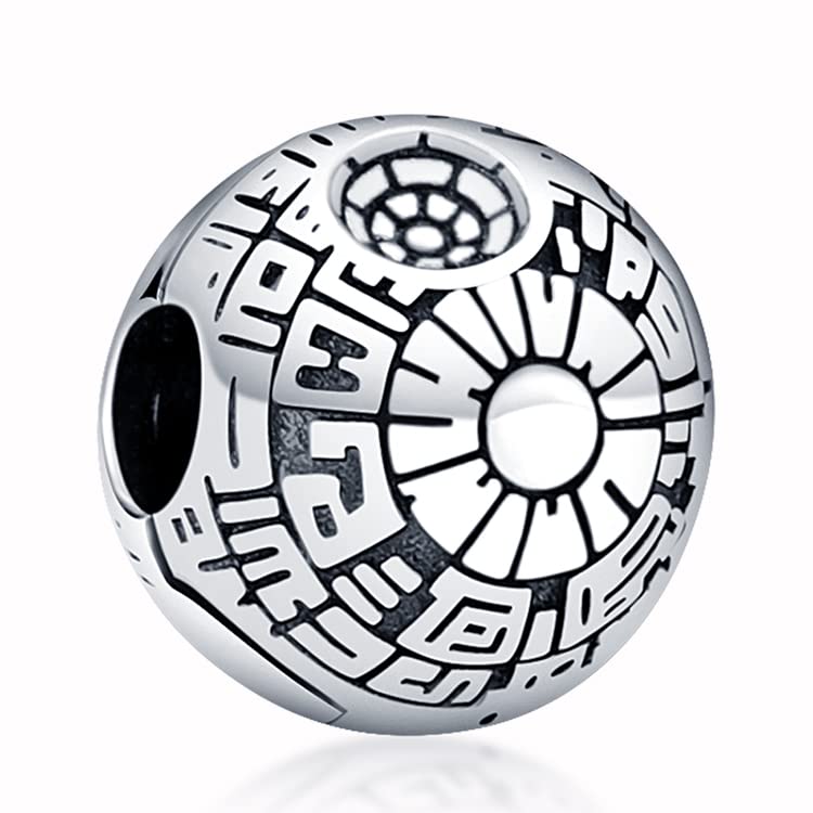 LIGHTDOG Star Wars Charms Beads fits Pandora Charm Bracelets for Woman,925 Sterling Silver Dangle Pendant Bead,Mother's Day Gift Girl Jewelry Beads for Women Bracelet&Necklace