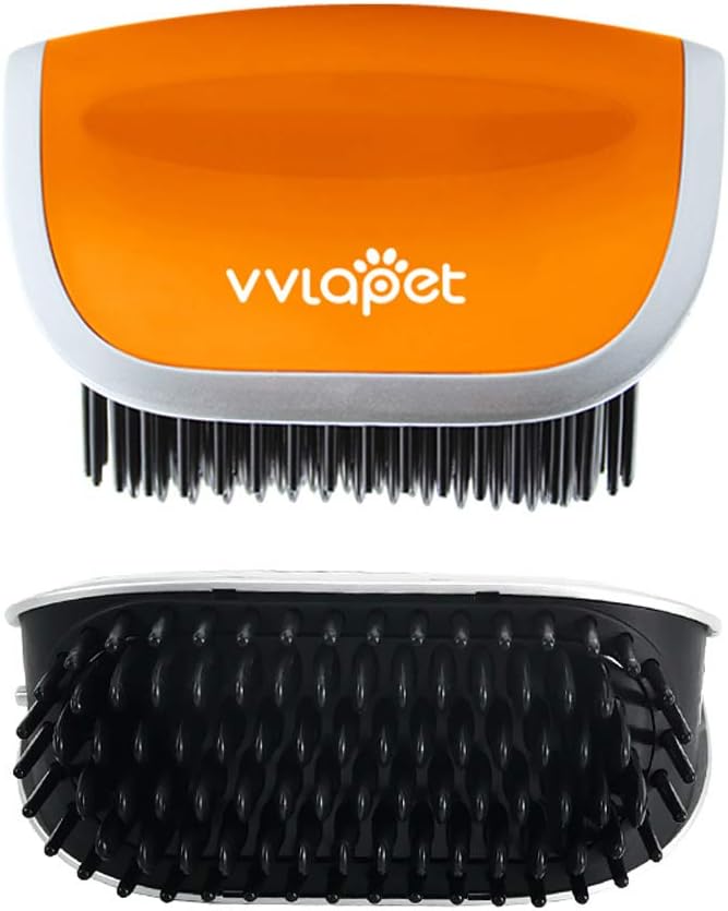 Giftable World VVLAPET Heated Dog Brush Pet Hair Straightener (Yellow)