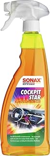 SONAX CockpitStar (750 ml) Cockpitreiniger reinigt und pflegt alle Kunststoffteile im Auto, antistatisch und staubabweisend/Art-Nr. 02494000