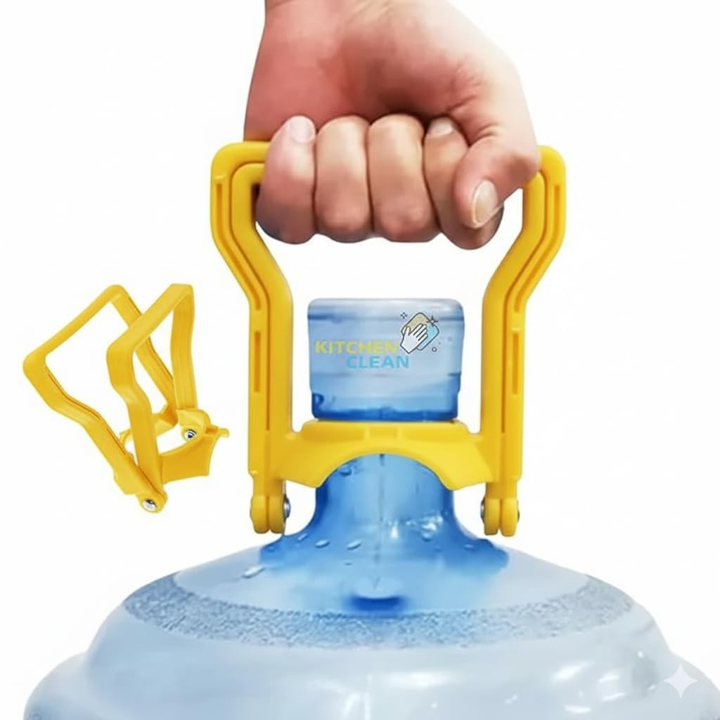 Kitchen Clean™ Water Can Carry Handle | Hiqh Quality Water Dispenser Can Carry Tool | DIY Easy Lift Tool | 20L-25L Bottle Lifter | Mineral Water Bottle Handle (Pack of 1)