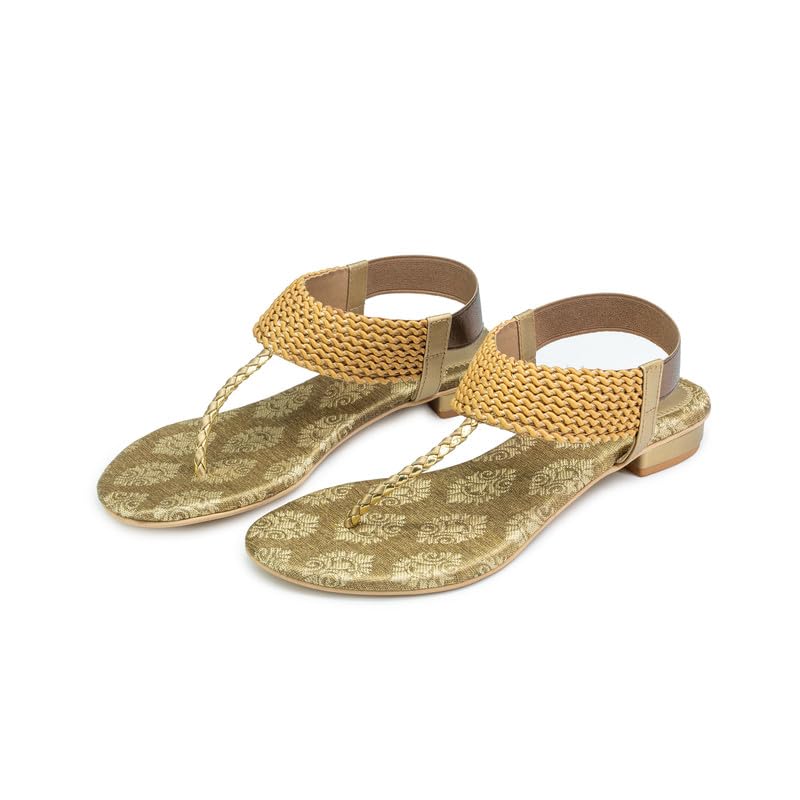 SYLCON Synthetic Stylish Embroidered Fashion Sandals for Women | Ethnic and Traditional Handmade Trendy Outdoor Flat Footwear | Comfortable Classic Design | Casual Back Strap Slip On (B0D7W9WCD5) Amazon Price History, Amazon Price Tracker
