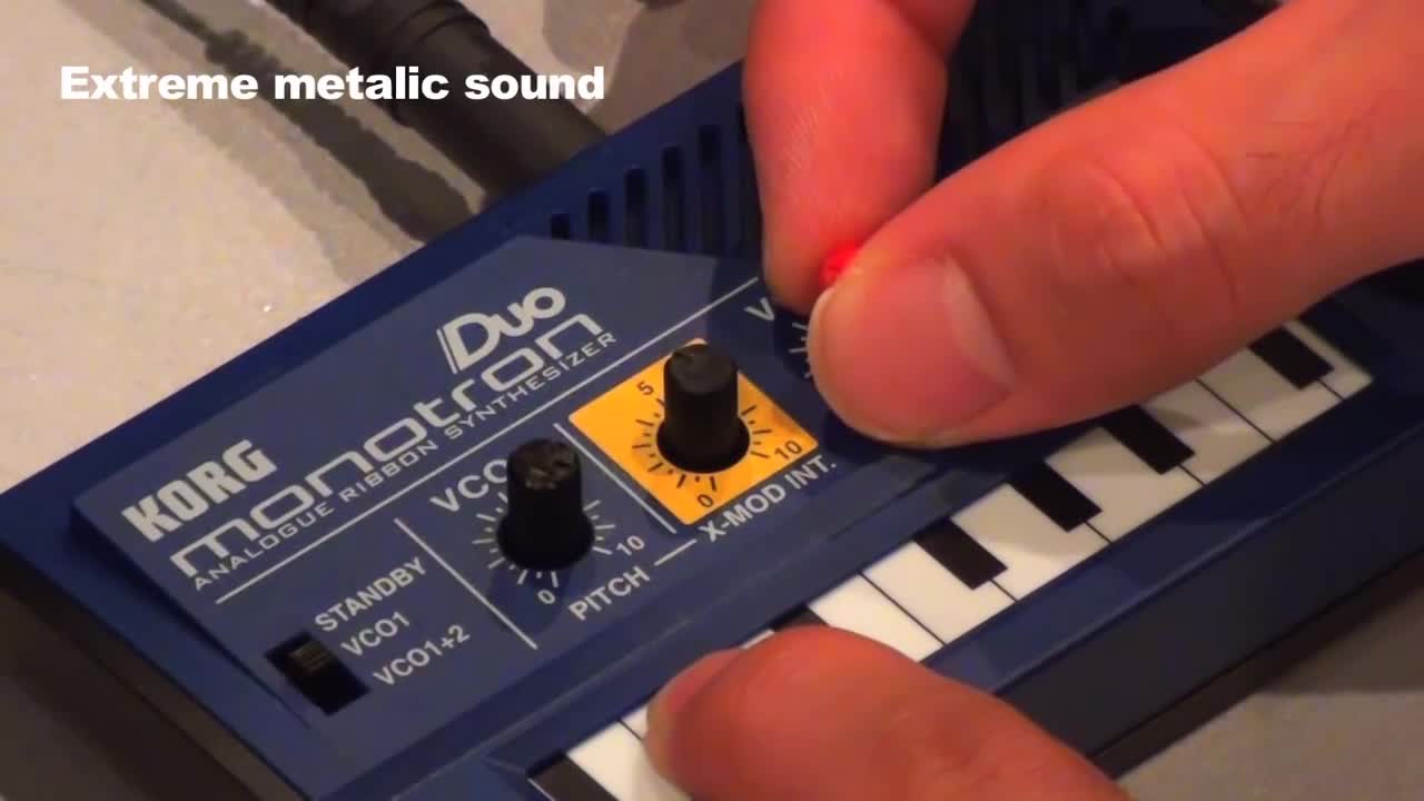 Korg - MONOTRON-DUO Analog Ribbon Synth with Dual Oscillator and