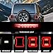 Kiwi Master Smoked LED Tail Lights & 3rd Brake Light Set for 2018-2025 Jeep Wrangler JL/4xe Accessories Third Brake Light High Mount Stop Light Reverse Light Turn Signal Light