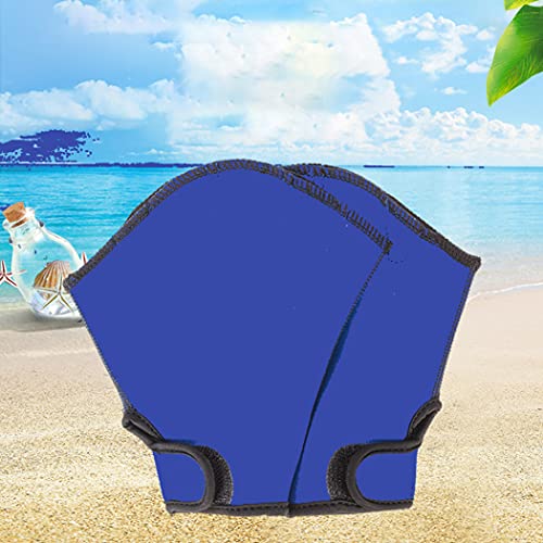 1Pair Aquatic Gloves Swimming Flipper Fin Gloves Swim Training Tools For Men Women Diving Surfing Pool M #TOP5