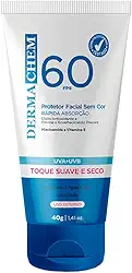 Dermachem Protetor Solar Rosto Fps 60 Sem Cor 40G