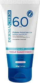 Dermachem Protetor Solar Rosto Fps 60 Sem Cor 40G