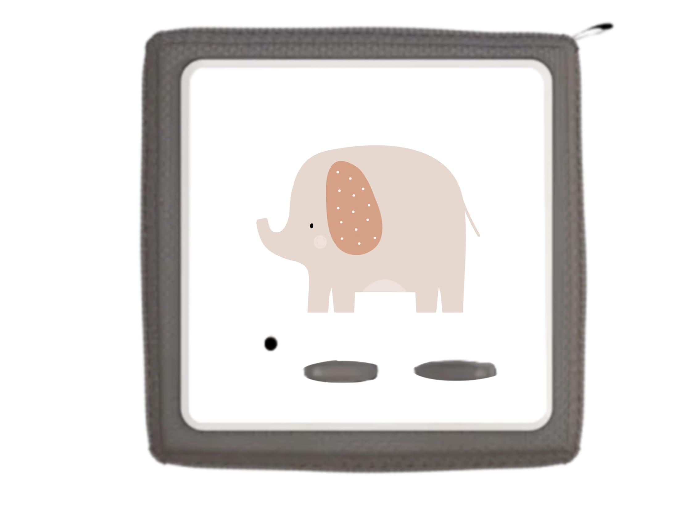 Schutzfolie für Toniebox - Toniebox Schutzfolie - Aufkleber Toniebox - passgenau - schütz ihre Toniebox - hergestellt in Deutschland (Elefant, Ohne Glitzer, Toniebox Folie)