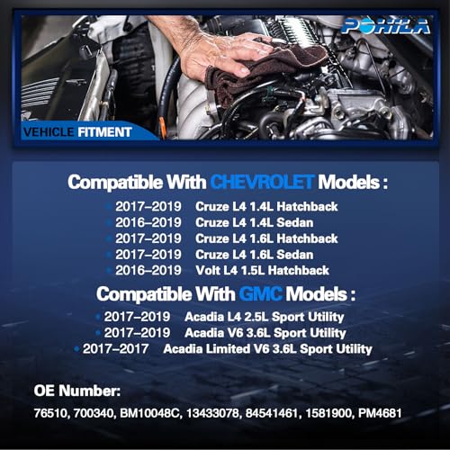 Image of HVAC Heater Blower Motor Assembly with Brushless Motor Compatible with Chevrolet & GMC Vehicles - Cruze 2016-2019, Volt 2016-2019, Acadia 2017-2019, Acadia Limited 2017 - Front Side