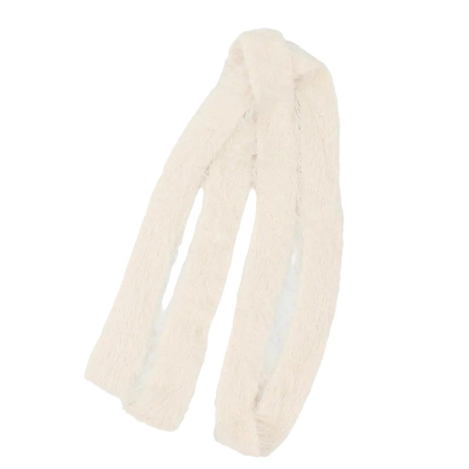 Ldabrye Women's White Knit Skinny Scarf For Neckerchief Hangbag Handle Wrap For Handbag Wrap Handle Belt Choker