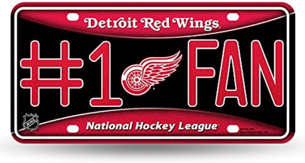 Rico NHL Bling #1 Fan Metal Auto Tag