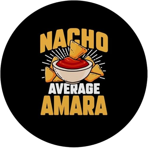 Miniatura 3 de Funny Taco Personalized Name Nacho Average Amara PopSockets Standard PopGrip