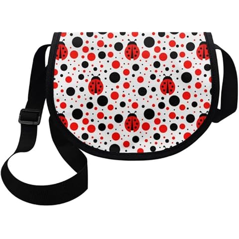 Kuiaobaty Casual Crossbody Bag with Dots Cover