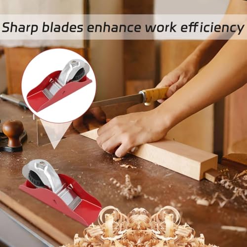 1 Pcs Wood Planer for Doors,Hand Planers for Wood,Wood Door Planer for Internal Doors,Small Wood Planer Hand Tool Red,Mini Hand Planers for Wood for Furniture Repair and DIY Wood Crafts 5 1 Pcs Wood Planer for Doors,Hand Planers for Wood,Wood Door Planer for Internal Doors,Small Wood Planer Hand Tool Red,Mini Hand Planers for Wood for Furniture Repair and DIY Wood Crafts - Image 5
