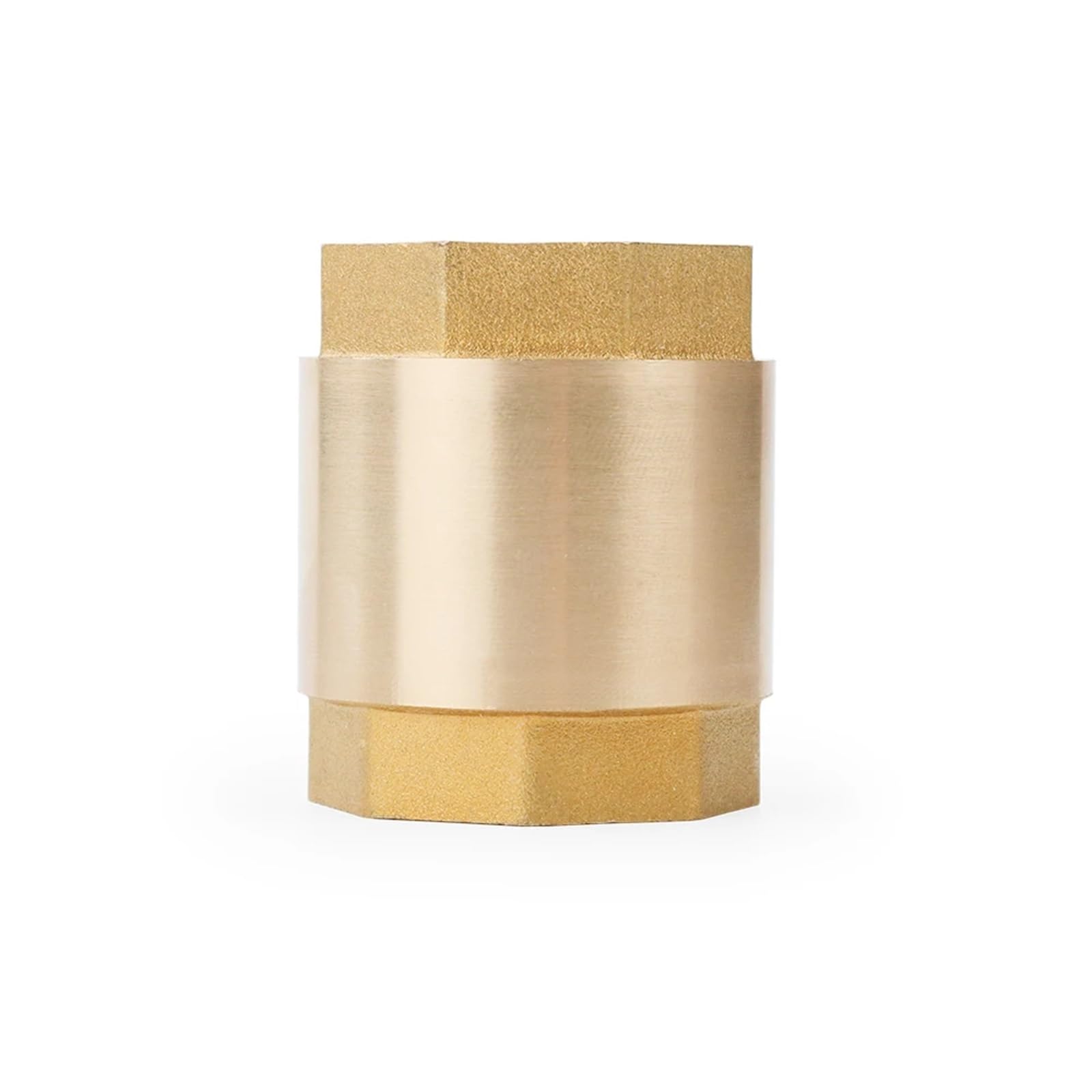 2 pezzi/5 pezzi 1/2 3/4 1 pollici ottone filettatura femmina valvola di ritegno a sollevamento verticale a molla in linea DN15/DN20/DN25 unidirezionale di non ritorno for acqua 1 pezzo (Size : 1/2",
