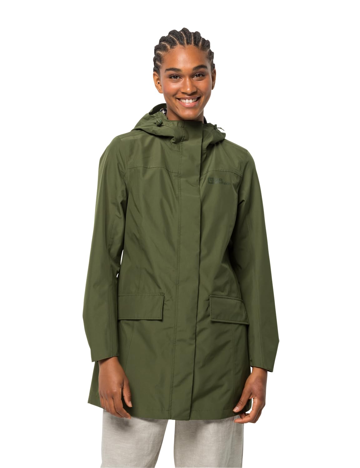 Jack Wolfskin Women's Cape York Paradise Coat W Coat, Greenwood, S, Greenwood, S