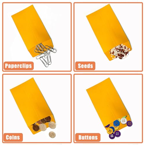 Homrelaxy #1 600 Pcs Small Coin Envelopes 2.25" x 3.5" with Gummed Flap, Yellow Kraft Mini Envelopes for Storing Keys, Stamps, Seeds, Tips and Small Items (600) image 3