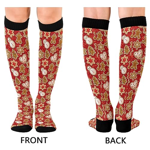 Image of Wusikd Pirate Skulls Compression Socks for Women and Men Circulation Cute Long Socks for Athletic Running 1