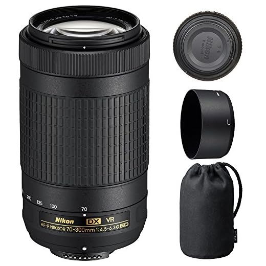 Nikon af-p DX Nikkor 70 – 300 mm f/4.5 – 6.3 g ed VR 20062B – (Ricondizionato)